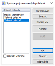 Úprava pojmenovaných pohledů